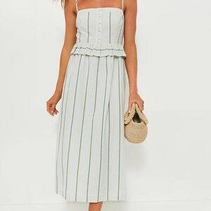 TUCKERNUCK Mondego Stripe Seersucker Maddy Dress, Small, Worn Once